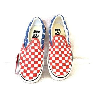 Vans Slip On - W 7.5 / M 6 - American Flag